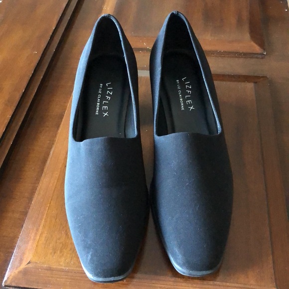 Liz Claiborne Lizflex Concord black Stretch Micro Shoes Size 6M - Picture 2 of 8